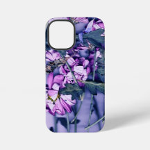 PopSocket Floral Rose et Bleu