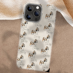 Coque iPhone 16 Pro Max Portrait de l'animal de compagnie dessiné à la mai