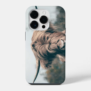 Coque Pour iPhone 14 Plus Portrait de vache highland