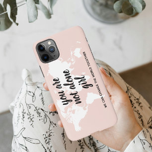 Coque iPhone 11Pro Max Positif Vous N'Êtes Pas Seul Citation Motivation F