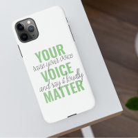 Positive Green Your Voice Matter Motivation Citati