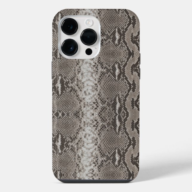 Coque iPhone Poster de animal Python Snake Skin (Verso)
