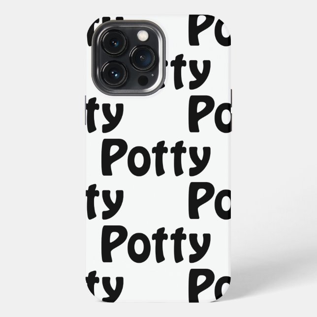 Coque iPhone Potty (Verso)
