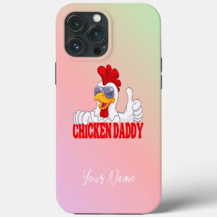 Etui iPhone 13 Pro Max Poulet papa Poulet Papa Père Poulet Amant