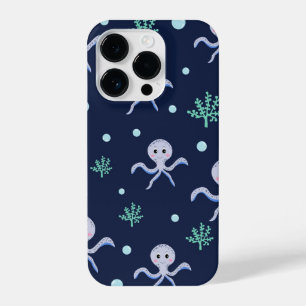 Coque Pour iPhone 14 Plus Poulpe sous la mer motif pour enfants