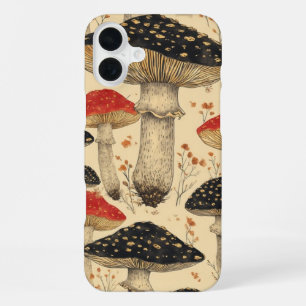 Coque iPhone 16 Plus Prachère de champignons à capuchon écarlate - Boît