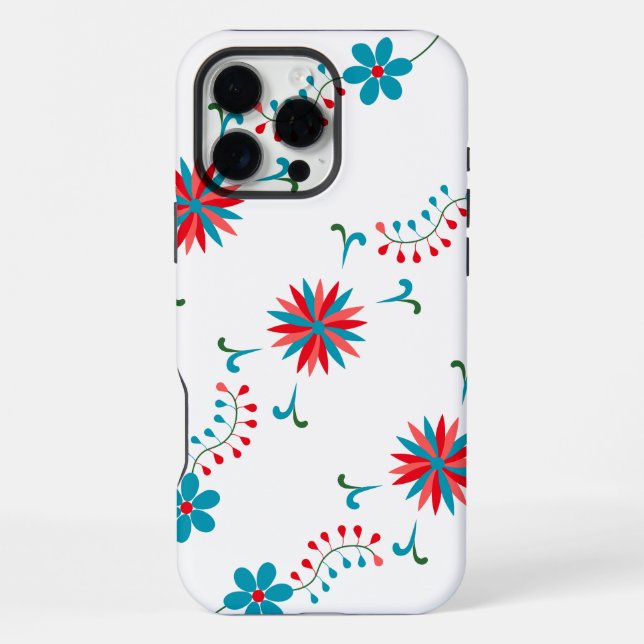 Coque iPhone Pretty Floral Design  (Verso)