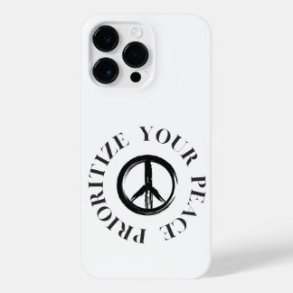 Coque Pour Pour iPhone 14 Pro Max Privilégiez votre paix.