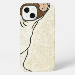 Etui iPhone 13 Profil de Bouledogue Français regardant vers le ha