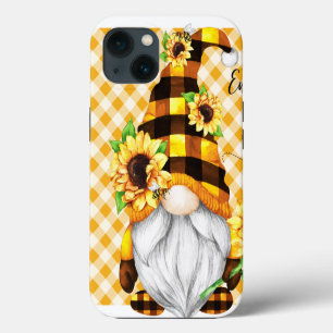 Etui iPhone 13 Profitez des petites choses Gnome tournesol