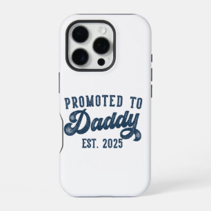 Coque iPhone 16 Pro Promu Papa ÉTABLI 2025 Drôle Bientôt Papa
