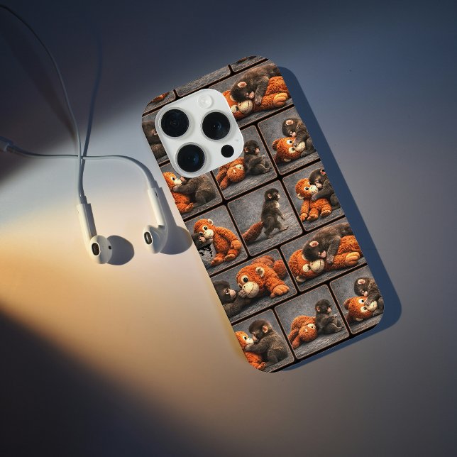 Coque iPhone Punch Baby Monkey (Créateur téléchargé)