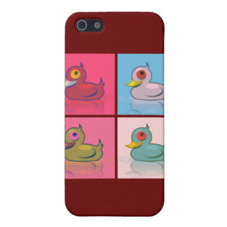Étui iPhone 5 Quatre canards colorés