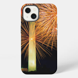 Etui iPhone 13 Quatrième de juillet, affichage de feu d'artifice,