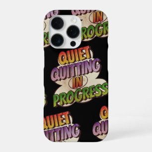 Coque iPhone 16 Pro Quitter en cours Caricature de livre de bande dess