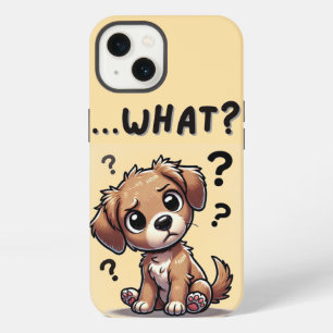 Etui iPhone 13 "...quoi ?" Adorable Confused Cartoon Puppy