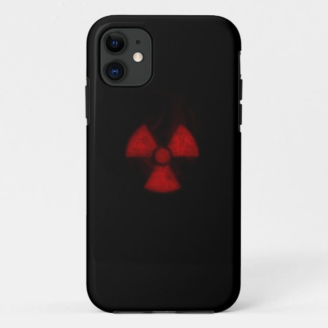 coque iphone radioactif brûlant (Dos)
