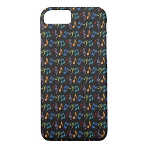 Coque iphone Rainbow Music Notes