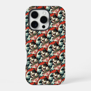 Coque iPhone 16 Pro Ramen de chat Art japonais Style vintage