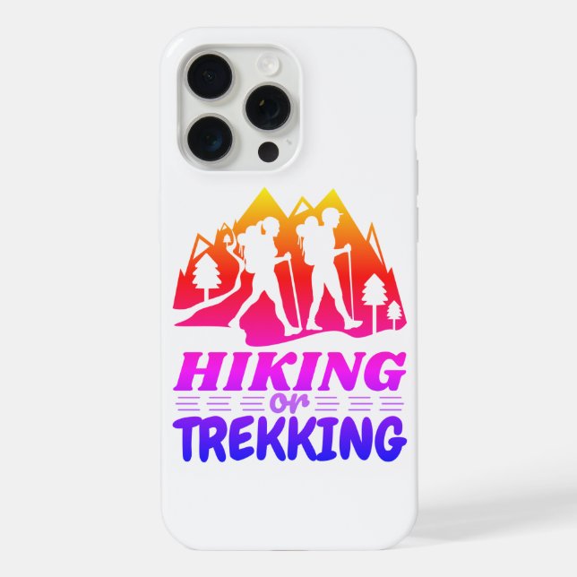 Coque iPhone Randonnée ou trekking (Verso)