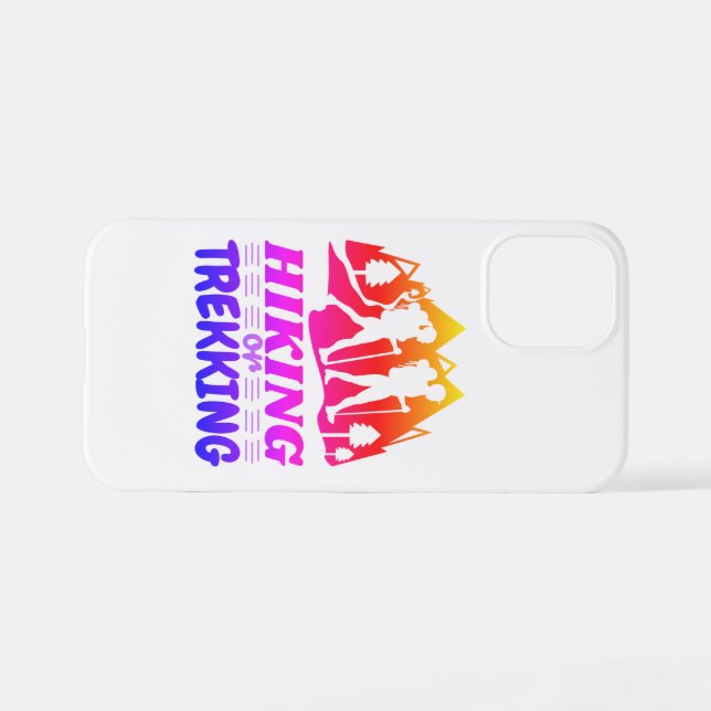 Coque iPhone Randonnée ou trekking (Verso Horizontal)