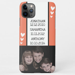 Coque iPhone 11Pro Max Rappel d'anniversaire pour grand-parents - Photo P