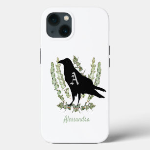 Etui iPhone 13 Ravenne à monogramme Esprit Animal Personnalisé