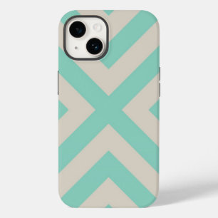 Coque Pour iPhone 14 Rayure Chevron Moderne