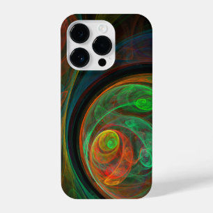 Coque Pour iPhone 14 Plus Reborn Green Art Abstrait