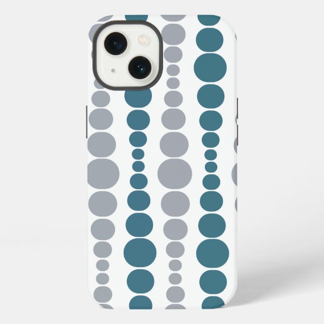 Coque iPhone Rectangles modernes (Verso)