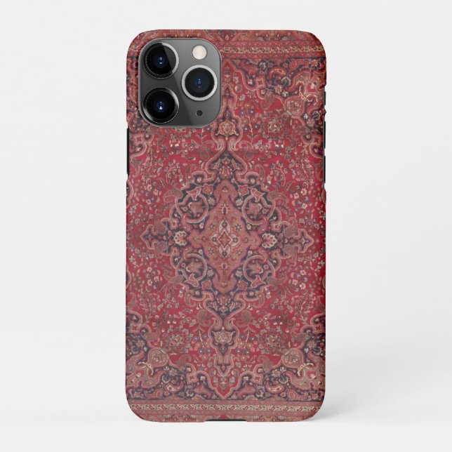Coque iPhone Red Antique Carpet (Dos)