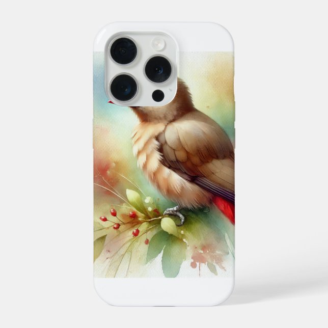 Coque iPhone Red billed Oxpecker 110924AREF110 - Watercolor (Verso)