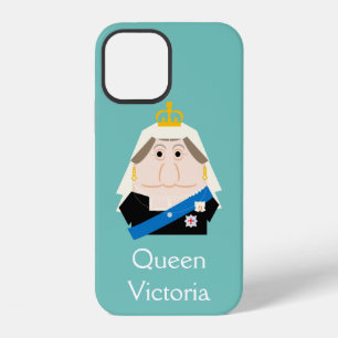 Coque iPhone 12 Reine Victoria, monarque britannique
