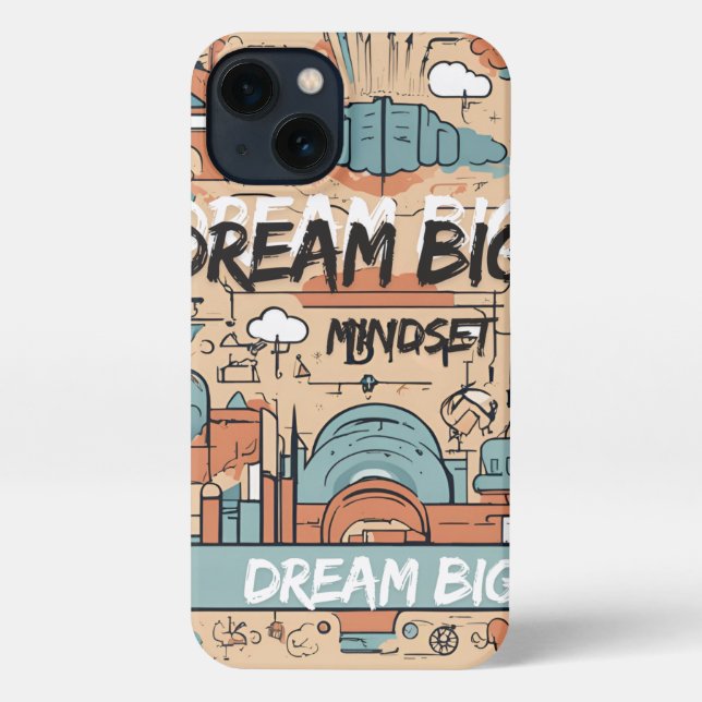 Coque iPhone Restez inspiré - Motivation et mise à niveau (Verso)