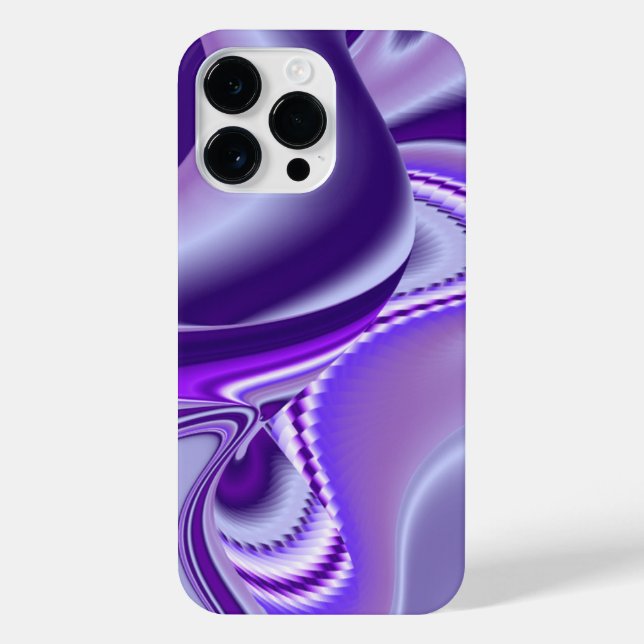 Coque iPhone Rêves arc-en-ciel à fleurs violettes (Verso)