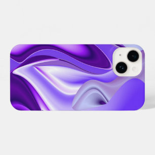 Coque Pour iPhone 14 Rêves arc-en-ciel à fleurs violettes