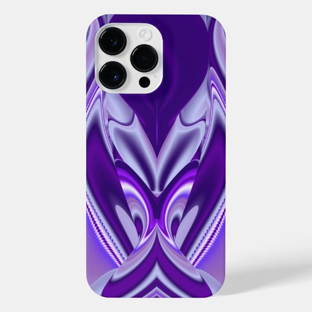 Coque iPhone Rêves arc-en-ciel à fleurs violettes (Verso)