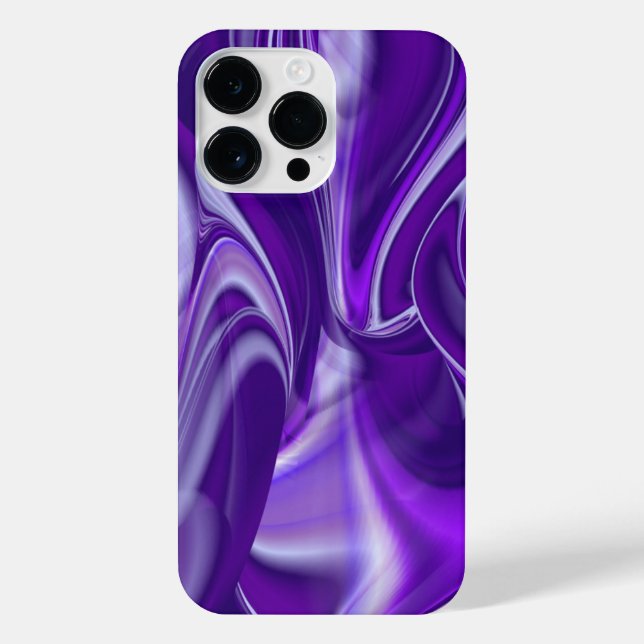 Coque iPhone Rêves arc-en-ciel à fleurs violettes (Verso)