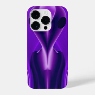 Coque Pour iPhone 14 Plus Rêves arc-en-ciel violet 3D, Alien