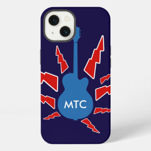 Etui iPhone 13 rock personnalisé à la guitare