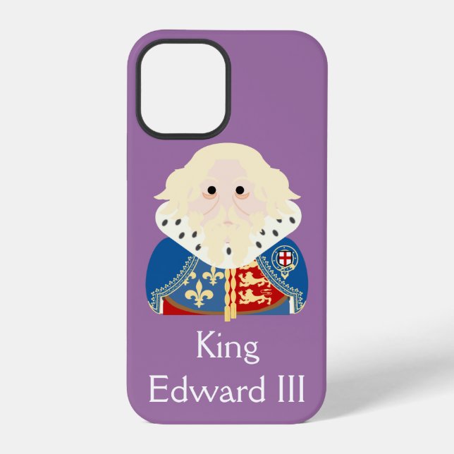 Coque iPhone Roi Édouard III d'Angleterre (Verso)