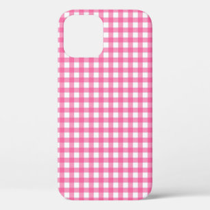 Coque iphone rose En vichy