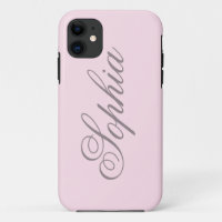Coque iphone rose Macaron