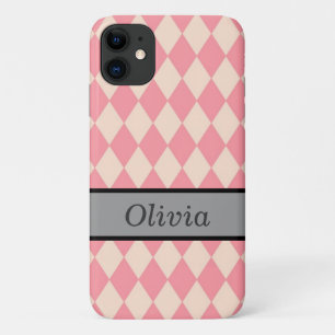 Coque iphone rose Personnalisé Pour Tous Les Modèl