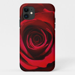 Coque iphone rose rouge foncé