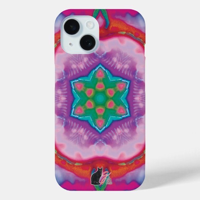 Coque iphone Rosette Kaleidoscope (Verso)