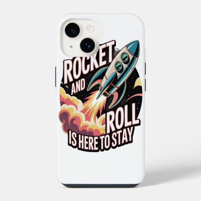 Coque iPhone Roulis de fusée  (Verso)