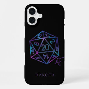 Coque iPhone 16 Plus RPG Crit AF   Nebula Fantasy Tabletop Gamer Dice