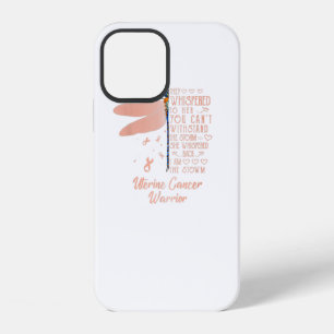 Coque iPhone 12 Ruban de dragonfly de sensibilisation au cancer de