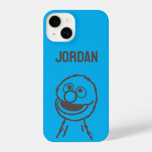 Coque Pour iPhone 14 Rue Sésame   Lumière de Grover   Ajouter Votre Nom